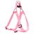 Lupine Basic Solids Pink Step-in Harness 2,5 cm width  49-68 cm - For medium and larger dogs