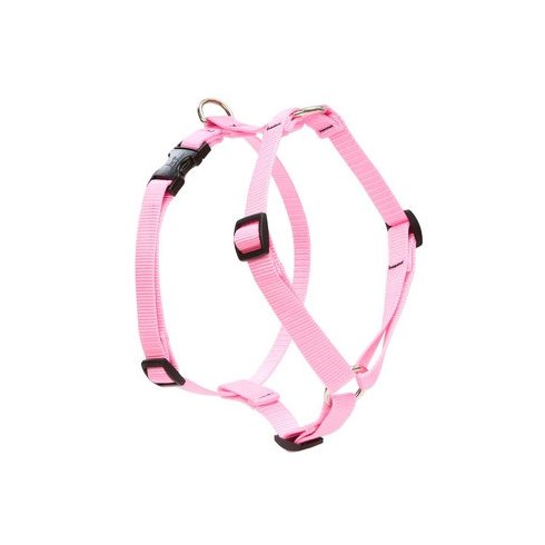 Lupine Basic Solids Pink Roman Harness 2,5 cm width 61-96 cm - For medium and larger dogs