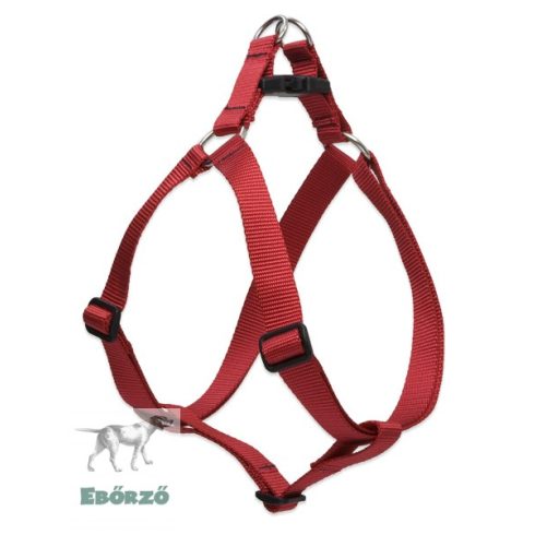 Lupine Basic Solids Red Step-in Harness 1,9 cm width  39-53 cm - For the widest range of dog sizes