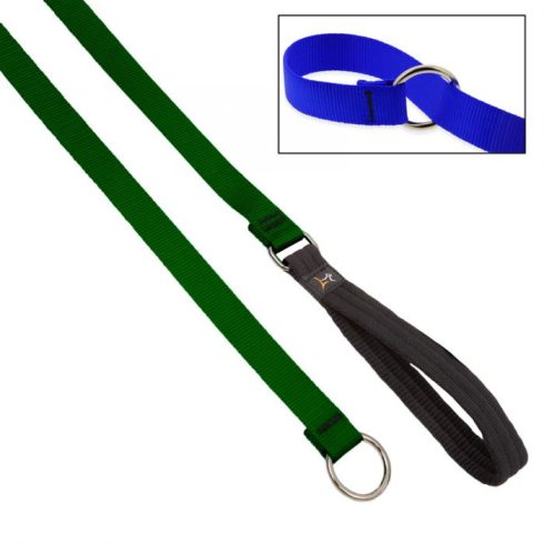 Lupine Basics Solids Green Slip Lead 1,9 cm width 183 cm -  For Medium and Large Dogs