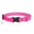 Lupine Basics Solids Hot Pink Adjustable Collar 1,9 cm width 34-55 cm -  For Medium Dogs