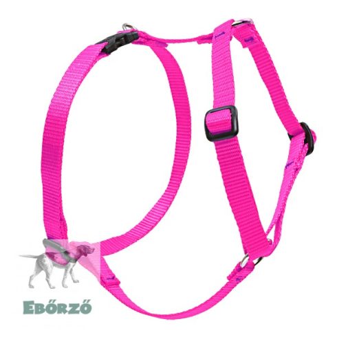 Lupine Basic Solids Hot Pink Roman Harness 1,9 cm width  36-60 cm - For the widest range of dog sizes