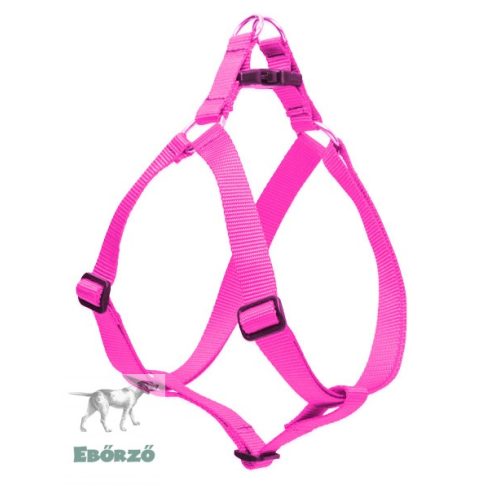 Lupine Basic Solids Hot Pink Step-in Harness 1,9 cm width  39-53 cm - For the widest range of dog sizes