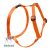 Lupine Basic Solids Blaze Orange Roman Harness 1,9 cm width  51-81 cm - For the widest range of dog sizes