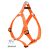 Lupine Basic Solids Blaze Orange Step-in Harness 1,9 cm width  51-76 cm - For the widest range of dog sizes