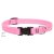 Lupine Basics Solids Pink Adjustable Collar 1,9 cm width 23-35 cm -  For Medium Dogs