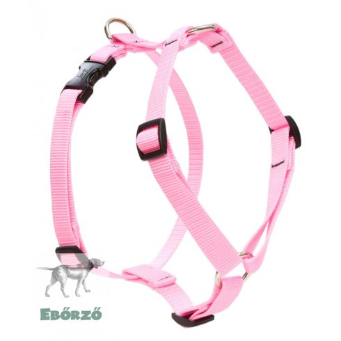 Lupine Basic Solids Pink Roman Harness 1,9 cm width  36-60 cm - For the widest range of dog sizes