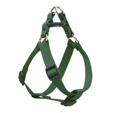  Lupine Basic Solids Green Step-in Harness 1,25 cm width  31-45 cm - For small dogs and puppies