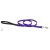 Lupine Basics Solids Purple Padded Handle Leash 1,25 cm width 122 cm -  For Small Dogs