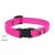Lupine Basics Solids Hot Pink Adjustable Collar 1,25 cm width 16-22 cm -  For Small Dogs