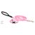 Lupine Basics Solids Pink Padded Handle Leash 1,25 cm width 183 cm -  For Small Dogs
