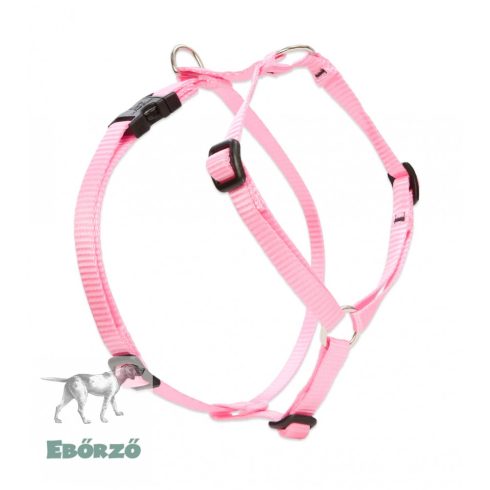 Lupine Basic Solids Pink Roman Harness 1,25 cm width  23-35 cm - For small dogs and puppies