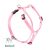 Lupine Basic Solids Pink Roman Harness 1,25 cm width  23-35 cm - For small dogs and puppies