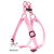 Lupine Basic Solids Pink Step-in Harness 1,25 cm width 26-33 cm - For small dogs and puppies