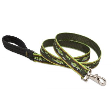   Lupine Original Designs Brook Trout Padded Handle Leash 2,5 cm width 122 cm - For medium and larger dogs