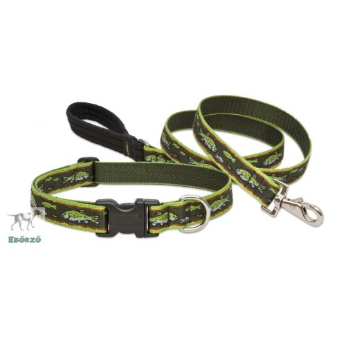 Lupine Original Designs Brook Trout Padded Handle Leash 2,5 cm width 122 cm - For medium and larger dogs