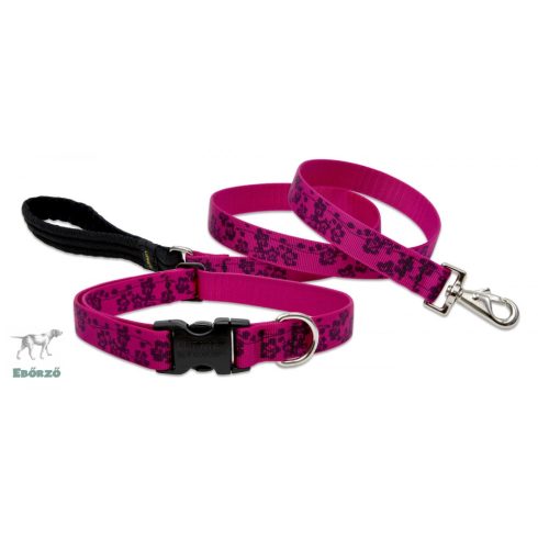 Lupine Original Designs Plum Blossom Padded Handle Leash 2,5 cm width 183 cm - For medium and larger dogs