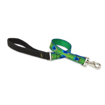   Lupine Original Designs Tail Feathers Padded Handle Leash 2,5 cm width 61 cm - For medium and larger dogs