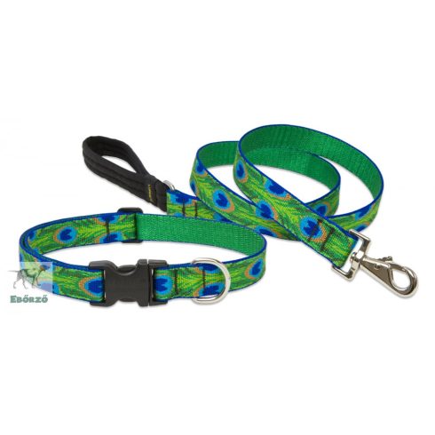 Lupine Original Designs Tail Feathers Padded Handle Leash 2,5 cm width 122 cm - For medium and larger dogs