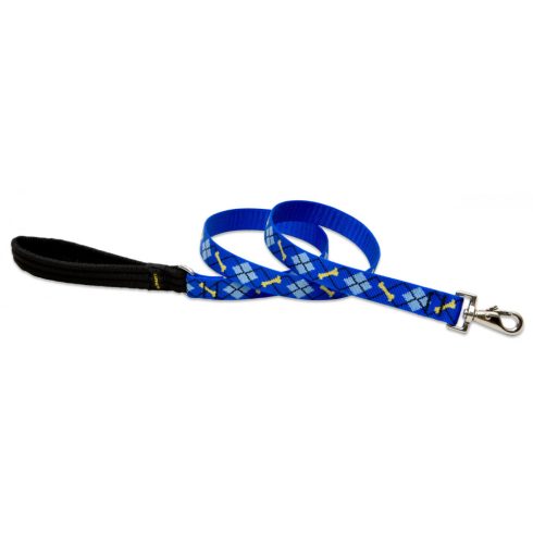Lupine Original Designs Dapper Dog Padded Handle Leash 2,5 cm width 122 cm - For medium and larger dogs