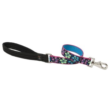   Lupine Original Designs Flower Power Padded Handle Leash 2,5 cm width 61 cm - For medium and larger dogs