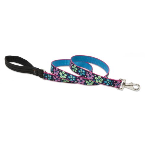 Lupine Original Designs Flower Power Padded Handle Leash 2,5 cm width 183 cm - For medium and larger dogs