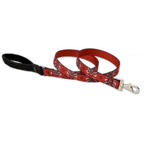 Lupine Original Designs Wild West Padded Handle Leash 2,5 cm width 122 cm - For medium and larger dogs