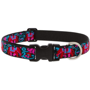   Lupine Microbatch Collection Elephant Walk Adjustable Collar 2,5 cm width 31-50 cm -  For Medium and Larger Dogs