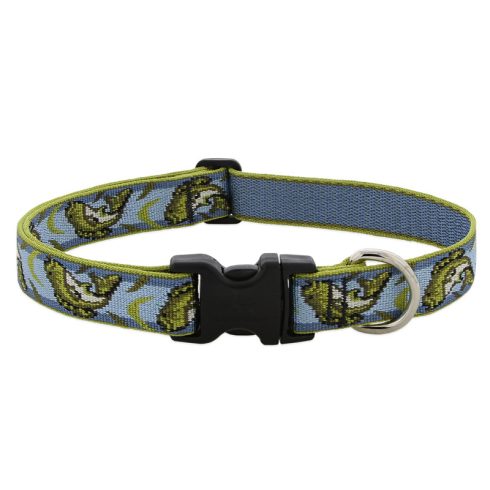 Lupine Microbatch Collection Gone Fishin Adjustable Collar 2,5 cm width 41-71 cm -  For Medium and Larger Dogs
