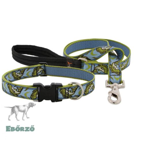 Lupine Microbatch Collection Gone Fishin Adjustable Collar 2,5 cm width 41-71 cm -  For Medium and Larger Dogs