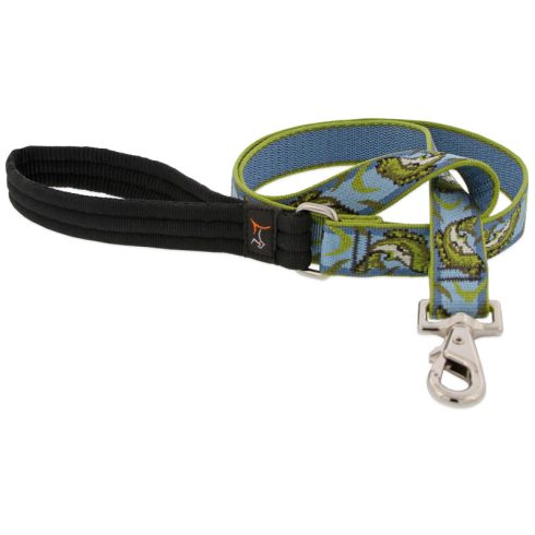 Lupine Microbatch Collection Gone Fishin Padded Handle Leash 2,5 cm width 122 cm - For medium and larger dogs