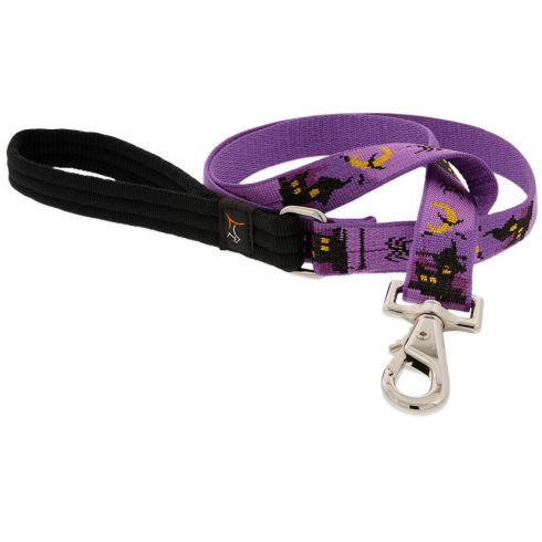 Lupine Original Designs Haunted House Padded Handle Leash 2,5 cm width 183 cm - For medium and larger dogs