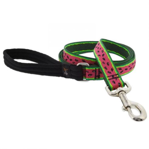 Lupine Microbatch Collection Watermelon Padded Handle Leash 2,5 cm width 122 cm - For medium and larger dogs