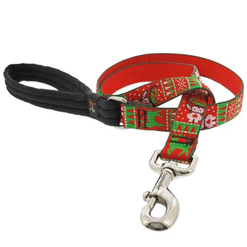 Lupine Microbatch Collection Snow Dance Padded Handle Leash 2,5 cm width 122 cm - For medium and larger dogs