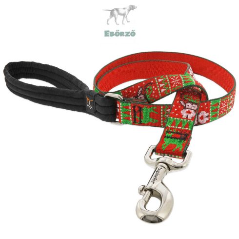 Lupine Original Designs Santas's Treats Padded Handle Leash 2,5 cm width 183 cm - For medium and larger dogs