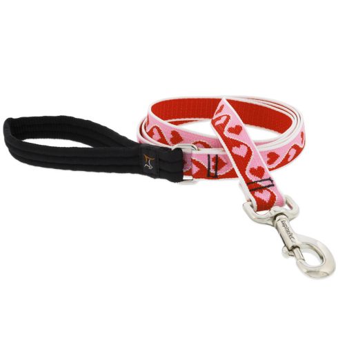 Lupine Original Designs Sweetheart Padded Handle Leash 2,5 cm width 183 cm - For medium and larger dogs