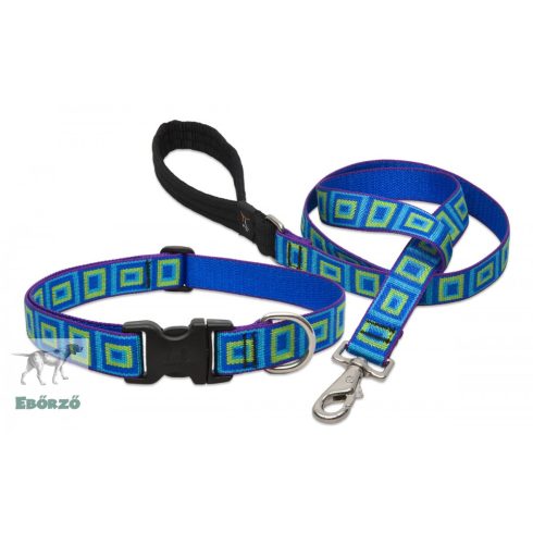 Lupine Original Designs Sea Glass Padded Handle Leash 2,5 cm width 183 cm - For medium and larger dogs