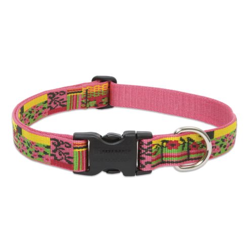 Lupine Original Collection Flower Patch Adjustable Collar 2,5 cm width 41-71 cm -  For Medium and Larger Dogs