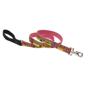   Lupine Original Designs Flower Patch Padded Handle Leash 2,5 cm width 122 cm - For medium and larger dogs